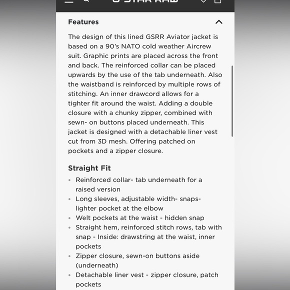 GSRR AVIATOR JACKET - Mens - Medium! - Picture 15 of 16